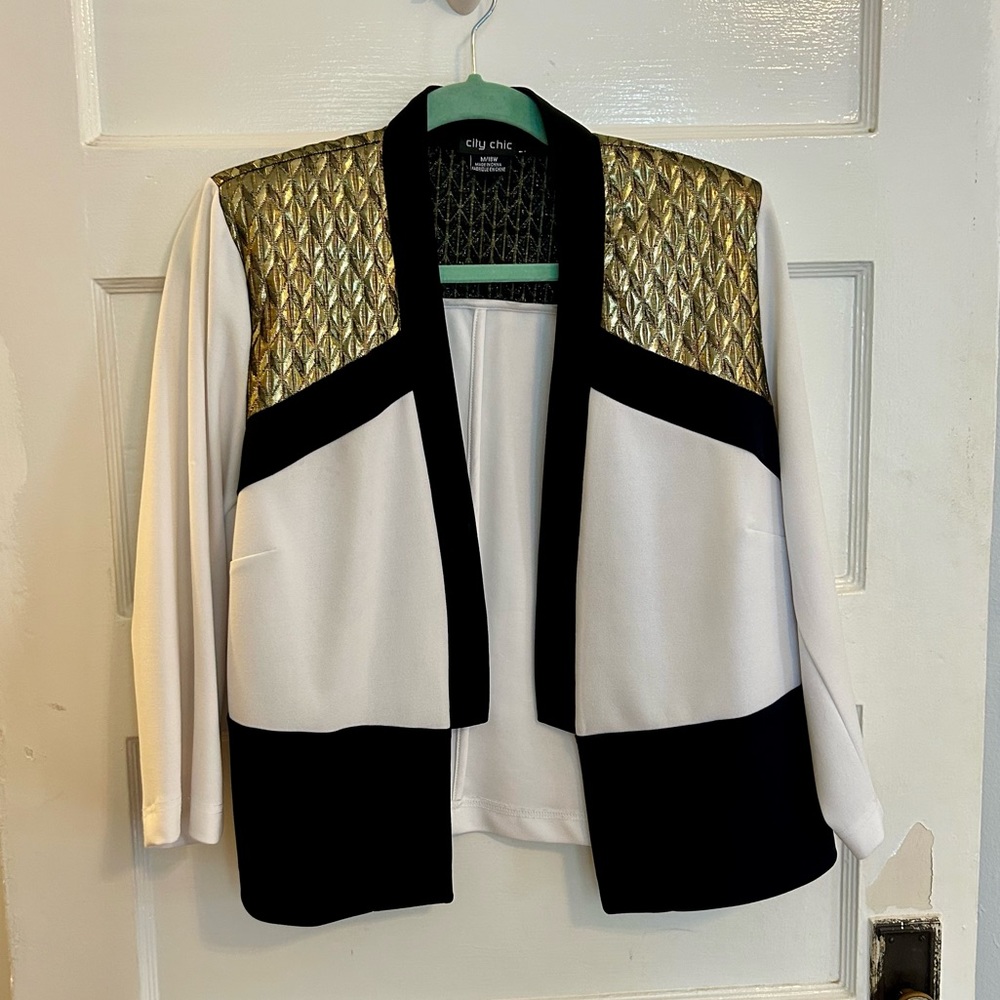 ⭐️ City Chic Quilted Jacket / Blazer - Office, Casual, Cocktail - Size 18
